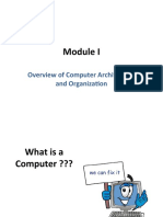 Overview of Computer Architecture and Organization