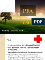 Psychological First Aid: Dr. Sherly Limantara, SPKJ