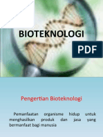 BIOTEKNOLOGI MENJAWAB TANTANGAN MASA DEPAN