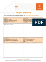 Module 01 - Personal SWOT Worksheet
