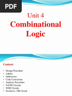 Chapter 4 Combinational Logic