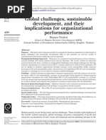 Group11 Global Challenges, Sustainable Development, and Their Organizational Performance
