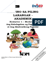 Q1 - M1 - Filipino Sa Piling Larangan Akademik