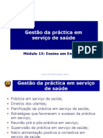 Gestão da prática de enfermagem em serviços de saúde