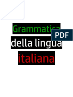 Grammatica della lingua italiana1