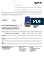 Two-wire Thermal Actuator for EP Heating Manifold