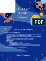 Child Care Thesis: Here Is Where Your Presentation Begins
