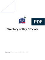 Directory of Key Officials: Consolidated by The Knowledge Management and Information Service (KMIS)