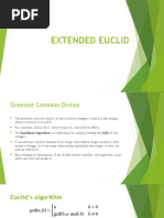 Extended Euclid