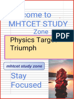 Mhtcet Physics Triumph