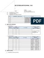 Plan de Tutoría Institucional-2021