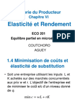 MICRO 2 Chapitre VI - Elasticite Et Rendement - 0