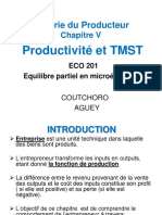 MICRO 2 Chapitre v - Productivite Et TMST_0