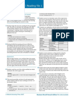 Br2e Pre-Int Reading Notes 1