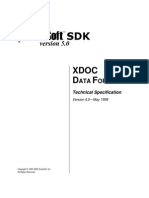 XDOC DATA FORMAT