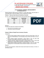 EZ Problem Set - 1