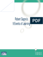 Robert Gagne's 9 Events of Learning