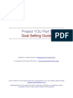 Project YOU Part I: Goal Setting Guide