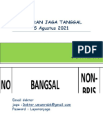 LAPORAN JAGA TANGGAL 05 Agustus 2021