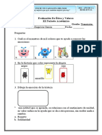 EVALUCIONES 3er PERIODO TRANSICION Etica y Valores