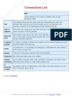 Connective Words List - GrammarBank