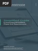 Simplified Guide: E-Invoicing (FATOORAH) Phase One Requirements