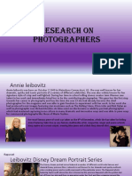 Research On Photographers