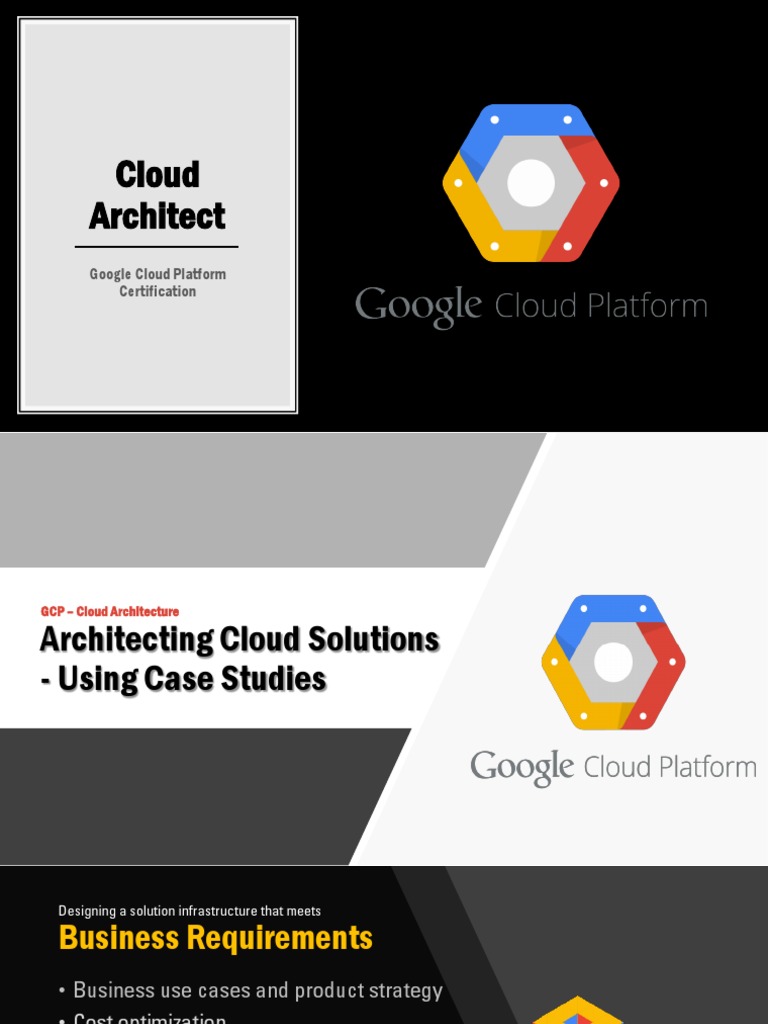 GCP Solution Architecture Case Studies | PDF | Cloud Computing | Databases