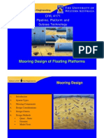 Mooring Design of Floating Platforms - Univ of Western Australia Presentation