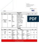 NEC Price List-27 Aug 2021