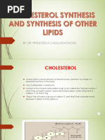 Cholesterol Synthesis and Synthesis of Other Lipids