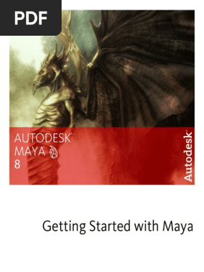 Getting Startedwith Maya 8 | PDF | Autodesk Maya | Texture Mapping