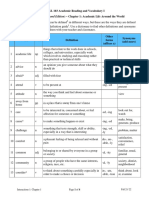 Vocabulary List ENGL 103 CH1