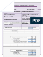 Diseñar Las Matrices de Recuperación de La Información