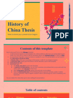History of China Thesis by Slidesgo