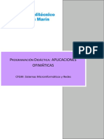Programación Didáctica OFIMATICA (CFGM) 16-17