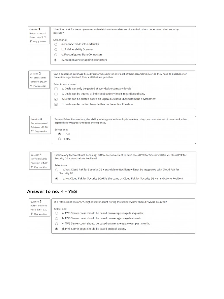 IBM Cloud Pak For Security Sales Foundation - Essentials | PDF