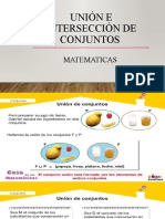 Unión e Intersección de Conjuntos