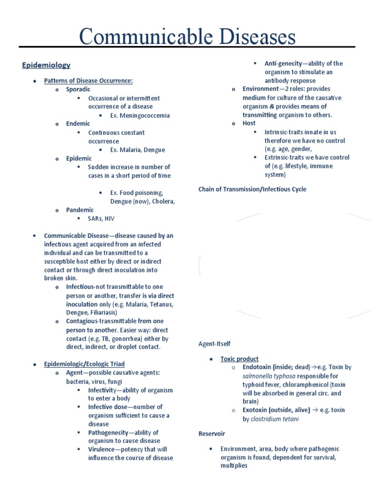 Communicable Diseases | PDF | Leprosy | Infection