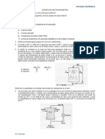 Operações unitárias III: exercícios de psicrometria