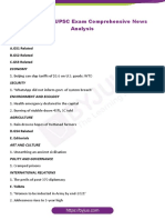 02 Nov 2019: UPSC Exam Comprehensive News Analysis: A.GS1 Related B.GS2 Related C.GS3 Related