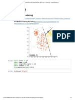 Clustering - Jupyter Notebook