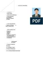Example Faculty Profile