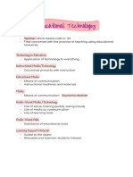 Educational Technology: Technology in Education Instructional Media/Technology Educational Media