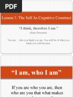 UTS-Lesson 3the Self As Cognitive Construct