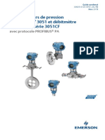 Guide Condensé Rosemount 3051 Transmetteurs de Pression Et 3051cf Débitmètres Avec Protocole Profibus Pa FR FR 74050