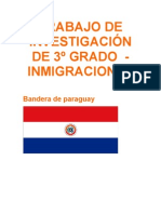 Trabajo de Investigación de 3 Grado Inmigraciones