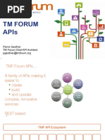 TM Forum Apis: Innovate Optimize