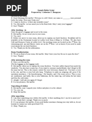 Butler Script