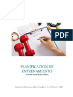 Planificacion de Entrenamiento